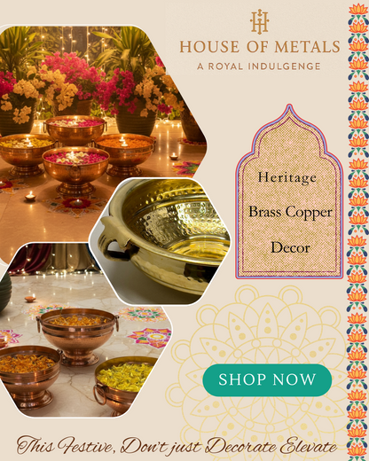 Pure Copper Ghangal: For Pooja & Decor