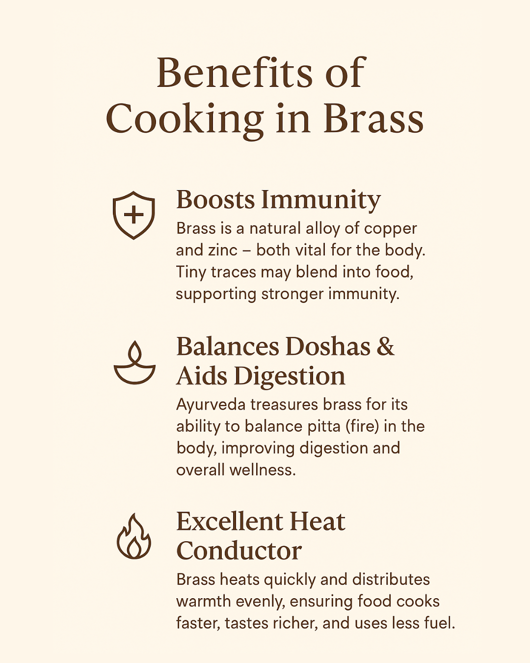 Brass Patila / Milk | Kalai Lining Inside: Safe & Non-Toxic